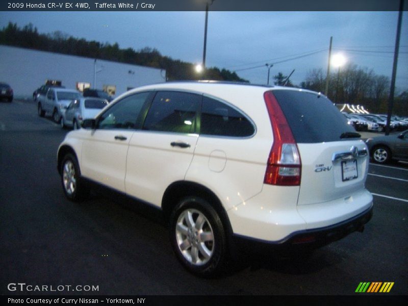 Taffeta White / Gray 2009 Honda CR-V EX 4WD