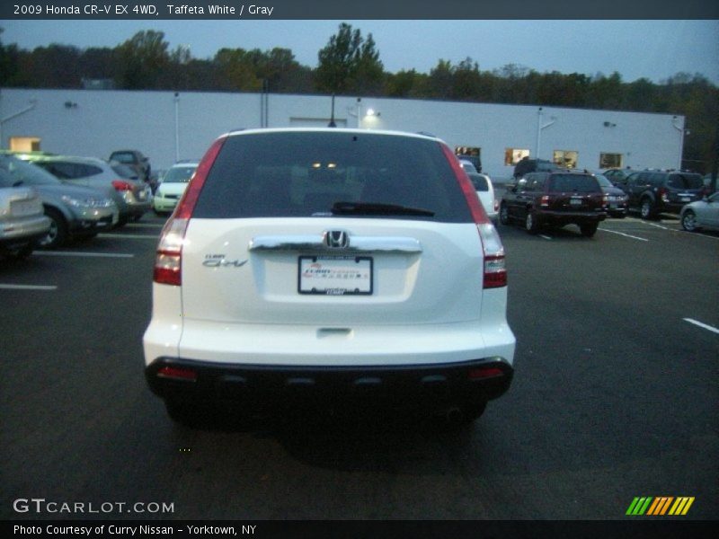 Taffeta White / Gray 2009 Honda CR-V EX 4WD