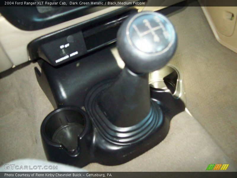 Dark Green Metallic / Black/Medium Pebble 2004 Ford Ranger XLT Regular Cab