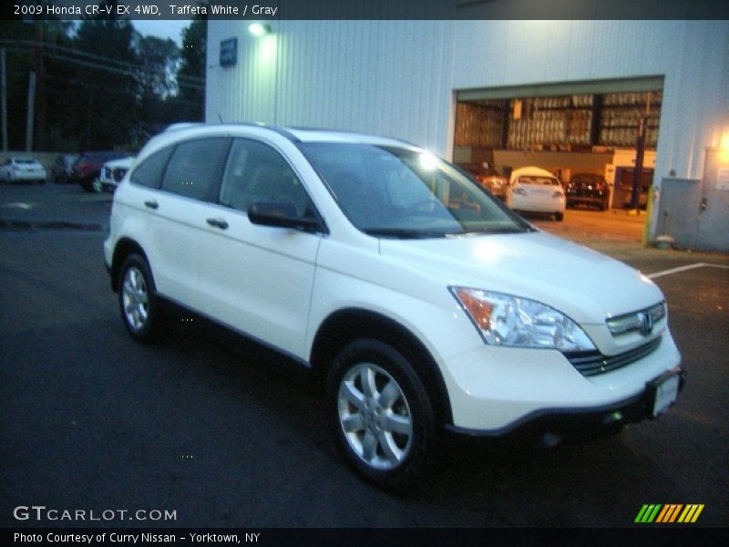 Taffeta White / Gray 2009 Honda CR-V EX 4WD