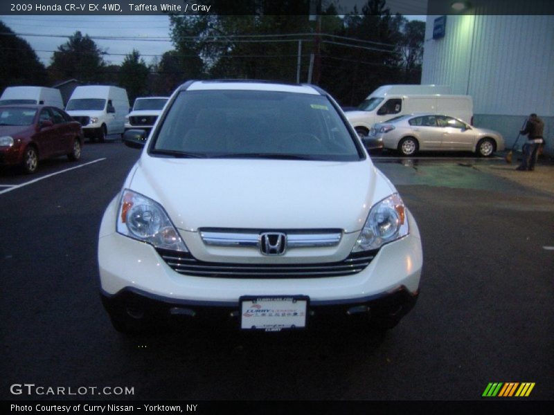 Taffeta White / Gray 2009 Honda CR-V EX 4WD