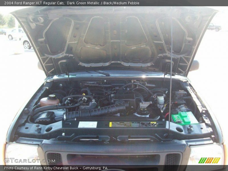 Dark Green Metallic / Black/Medium Pebble 2004 Ford Ranger XLT Regular Cab