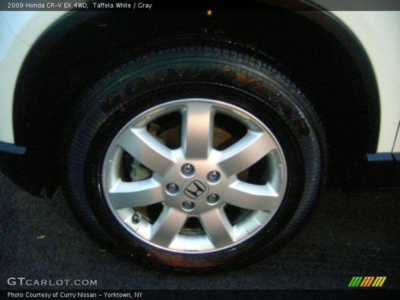 Taffeta White / Gray 2009 Honda CR-V EX 4WD