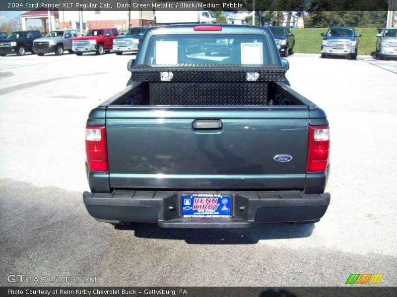 Dark Green Metallic / Black/Medium Pebble 2004 Ford Ranger XLT Regular Cab