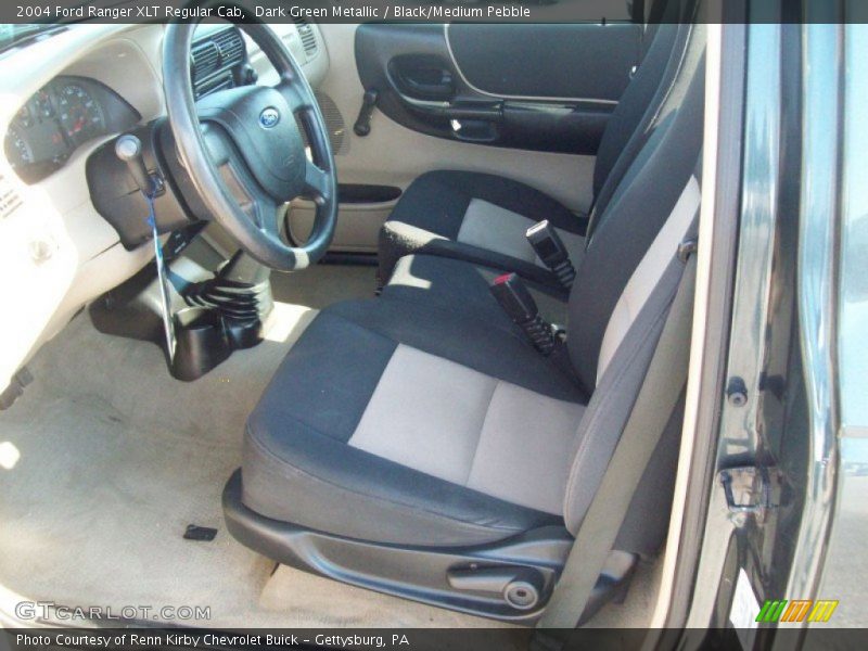 Dark Green Metallic / Black/Medium Pebble 2004 Ford Ranger XLT Regular Cab