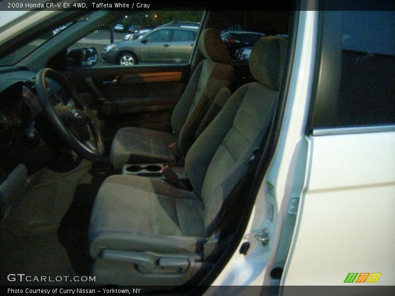 Taffeta White / Gray 2009 Honda CR-V EX 4WD