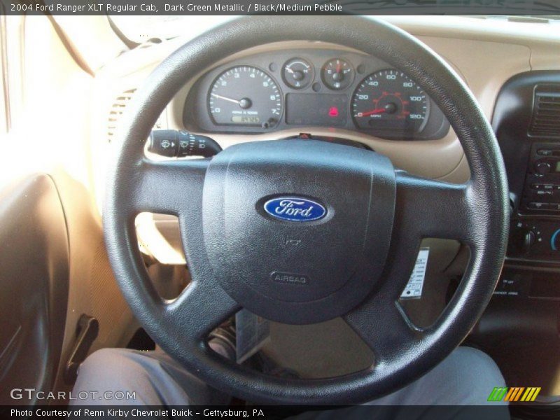 Dark Green Metallic / Black/Medium Pebble 2004 Ford Ranger XLT Regular Cab
