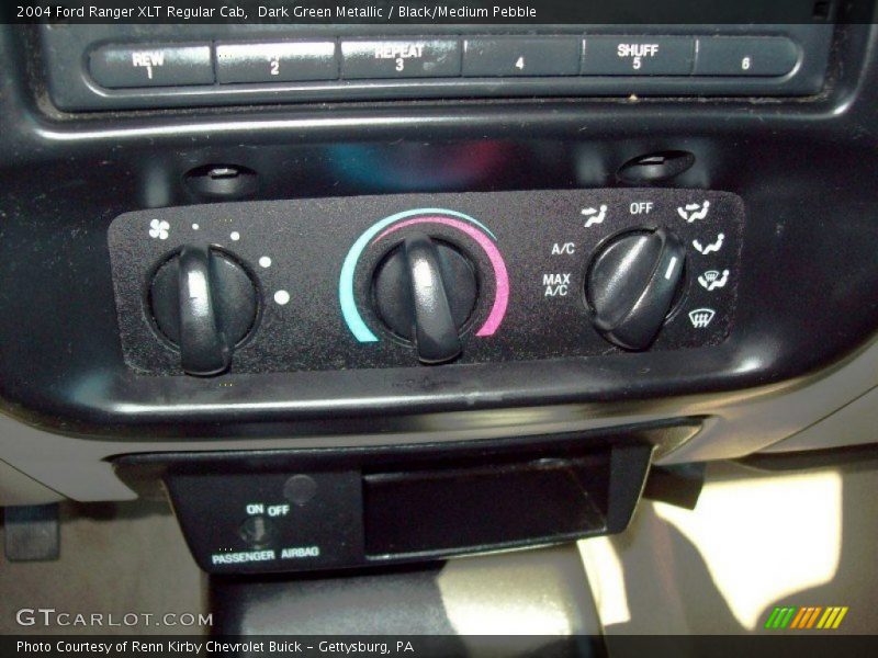 Dark Green Metallic / Black/Medium Pebble 2004 Ford Ranger XLT Regular Cab