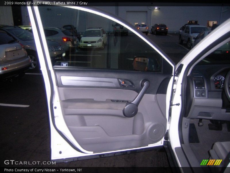 Taffeta White / Gray 2009 Honda CR-V EX 4WD