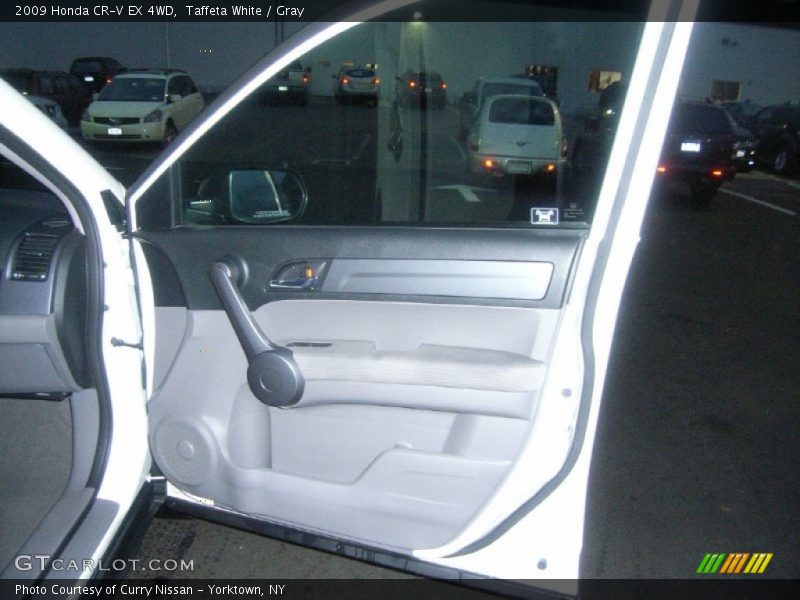 Taffeta White / Gray 2009 Honda CR-V EX 4WD