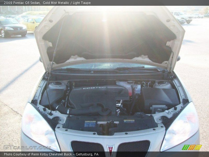 Gold Mist Metallic / Light Taupe 2009 Pontiac G6 Sedan