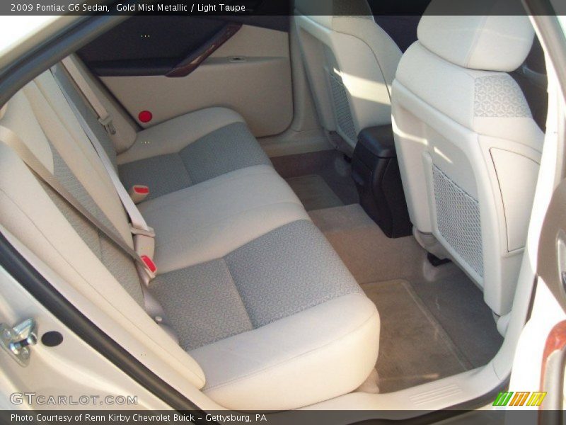 Gold Mist Metallic / Light Taupe 2009 Pontiac G6 Sedan
