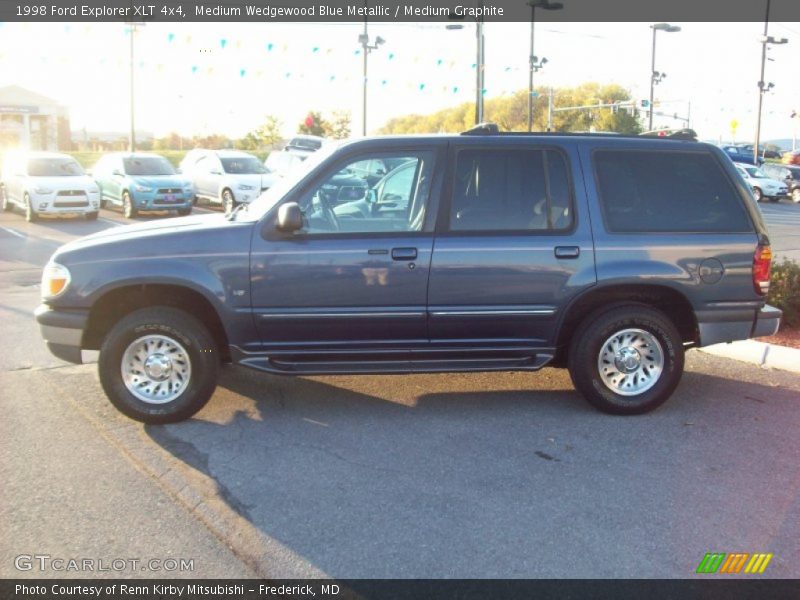 Medium Wedgewood Blue Metallic / Medium Graphite 1998 Ford Explorer XLT 4x4