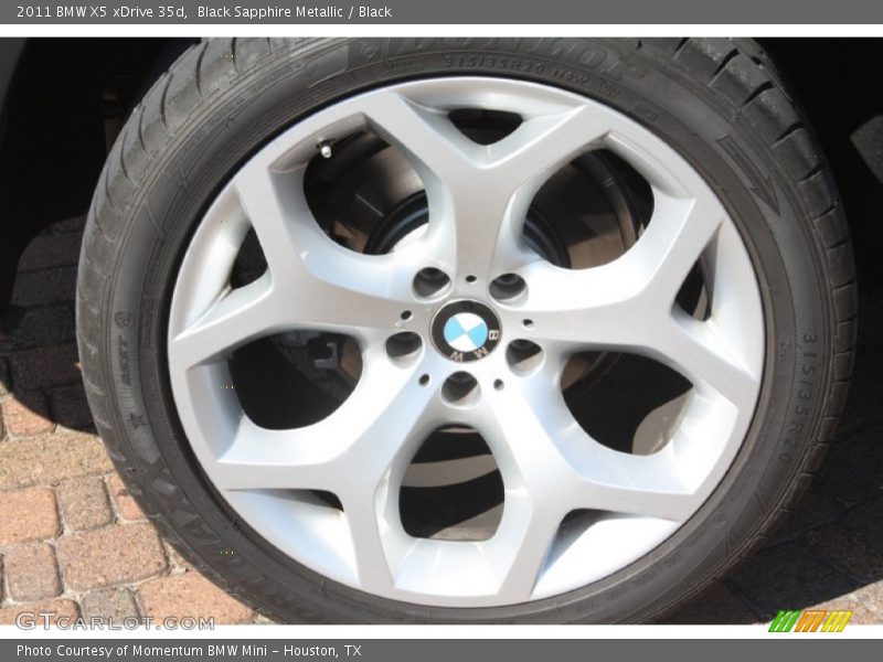 Black Sapphire Metallic / Black 2011 BMW X5 xDrive 35d