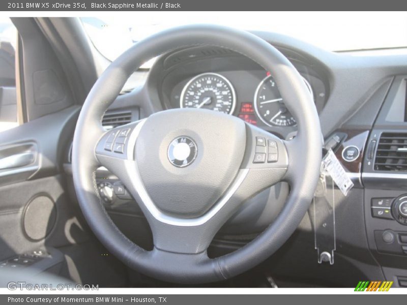 Black Sapphire Metallic / Black 2011 BMW X5 xDrive 35d
