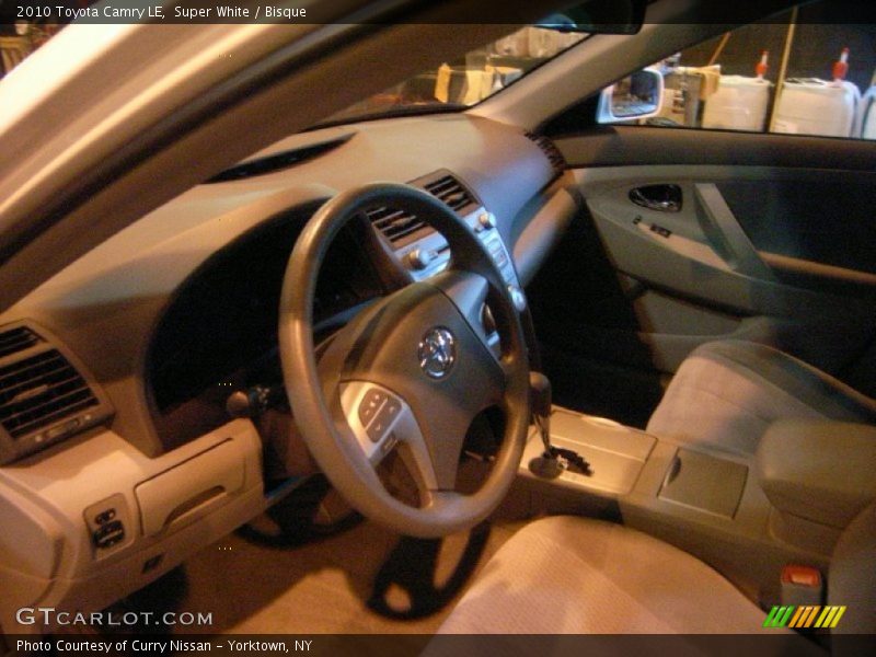 Super White / Bisque 2010 Toyota Camry LE