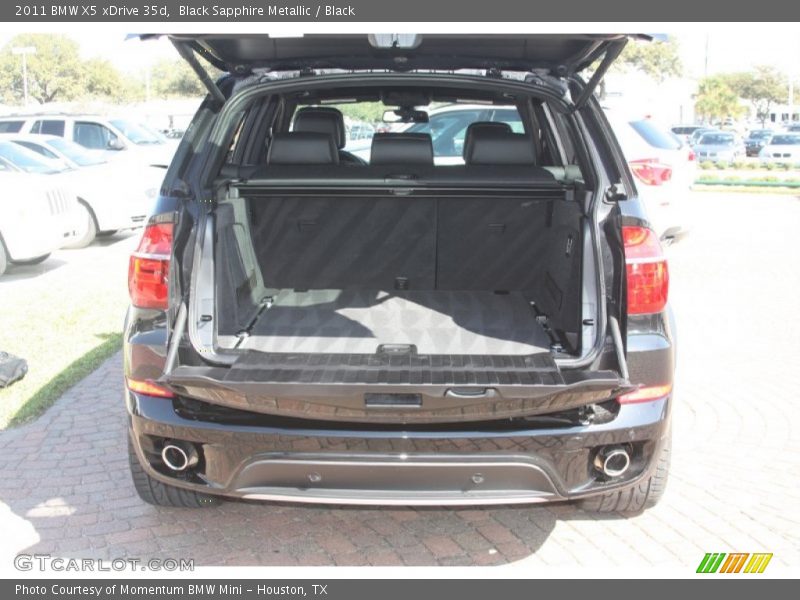 Black Sapphire Metallic / Black 2011 BMW X5 xDrive 35d
