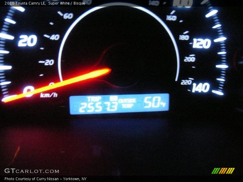 Super White / Bisque 2010 Toyota Camry LE