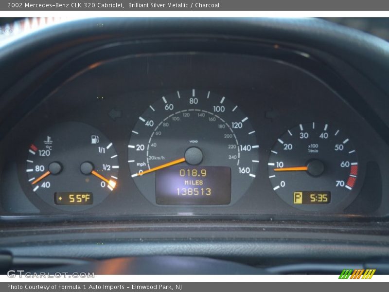  2002 CLK 320 Cabriolet 320 Cabriolet Gauges