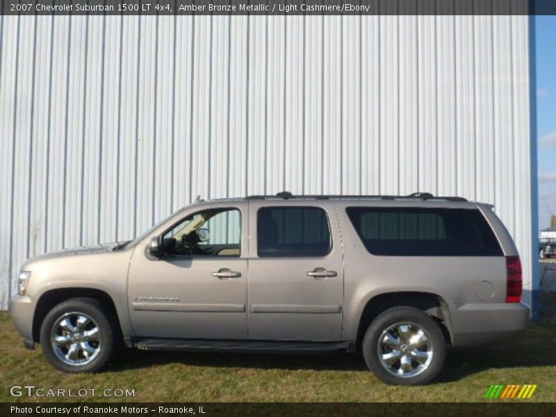 Amber Bronze Metallic / Light Cashmere/Ebony 2007 Chevrolet Suburban 1500 LT 4x4