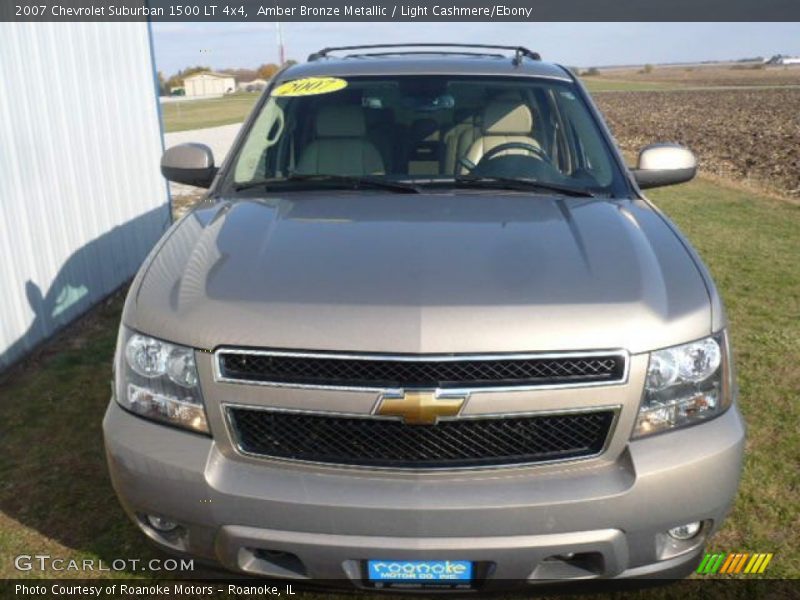 Amber Bronze Metallic / Light Cashmere/Ebony 2007 Chevrolet Suburban 1500 LT 4x4