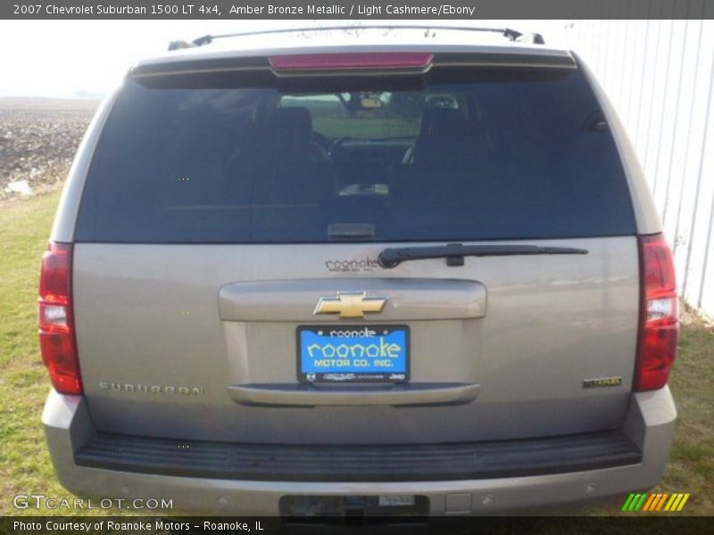 Amber Bronze Metallic / Light Cashmere/Ebony 2007 Chevrolet Suburban 1500 LT 4x4