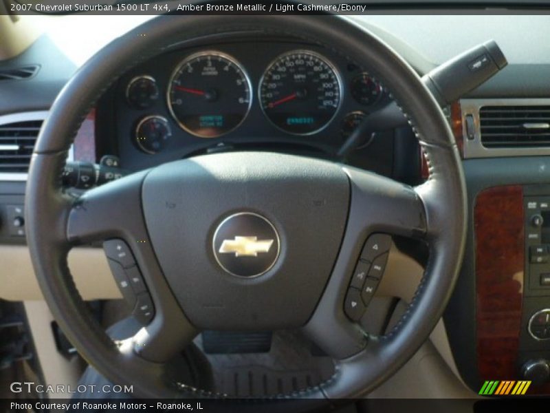 Amber Bronze Metallic / Light Cashmere/Ebony 2007 Chevrolet Suburban 1500 LT 4x4