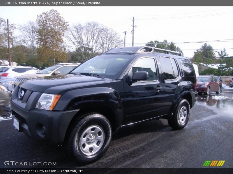 Super Black / Steel/Graphite 2008 Nissan Xterra X 4x4