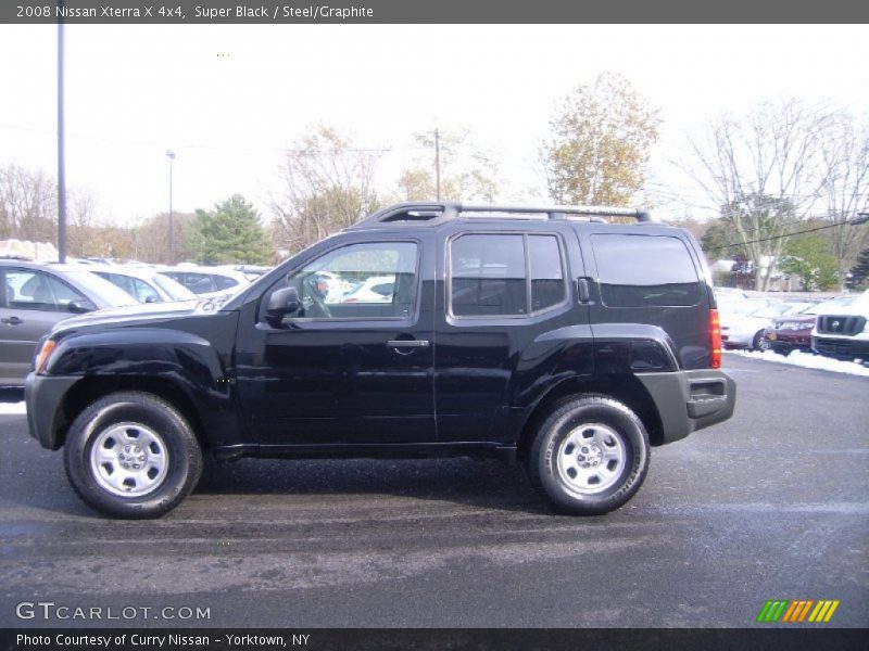 Super Black / Steel/Graphite 2008 Nissan Xterra X 4x4