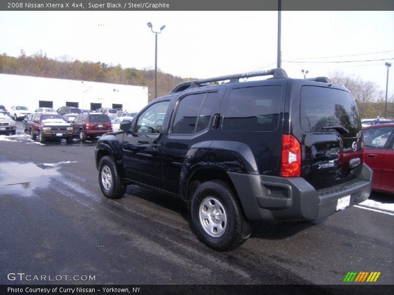 Super Black / Steel/Graphite 2008 Nissan Xterra X 4x4