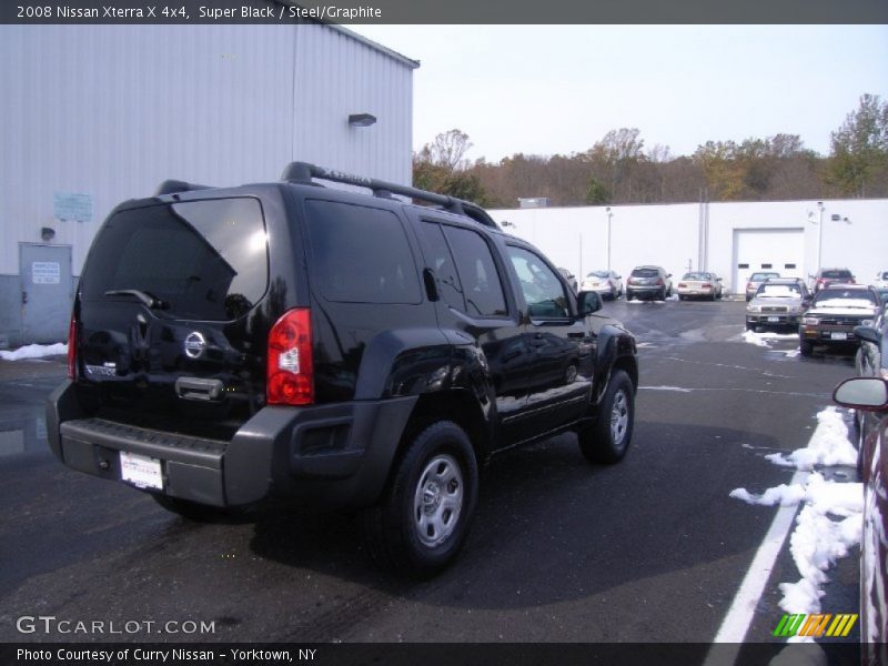 Super Black / Steel/Graphite 2008 Nissan Xterra X 4x4