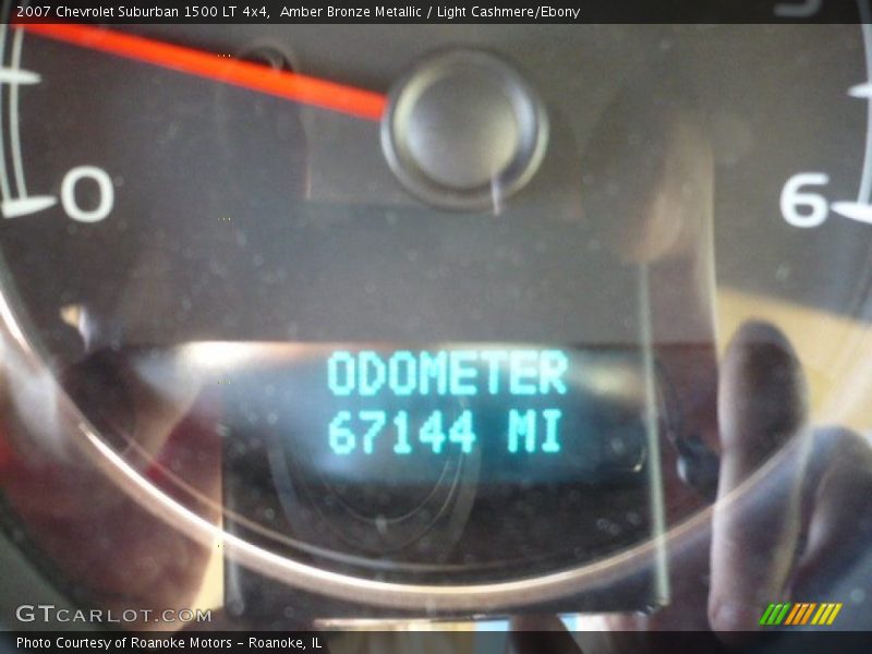 Amber Bronze Metallic / Light Cashmere/Ebony 2007 Chevrolet Suburban 1500 LT 4x4