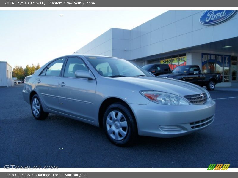 Phantom Gray Pearl / Stone 2004 Toyota Camry LE