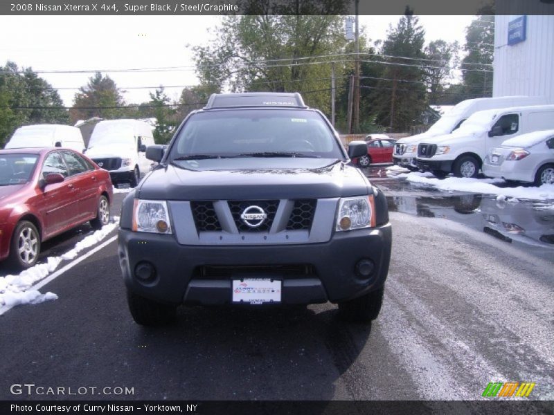 Super Black / Steel/Graphite 2008 Nissan Xterra X 4x4