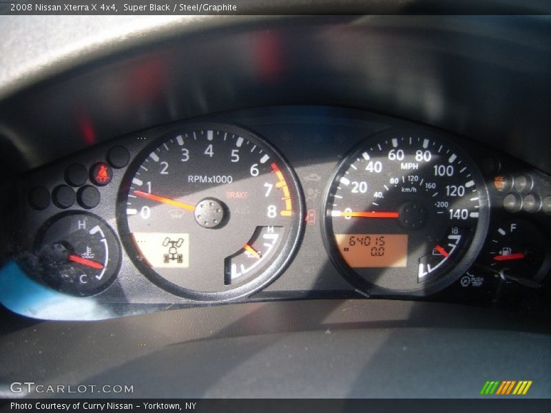 Super Black / Steel/Graphite 2008 Nissan Xterra X 4x4