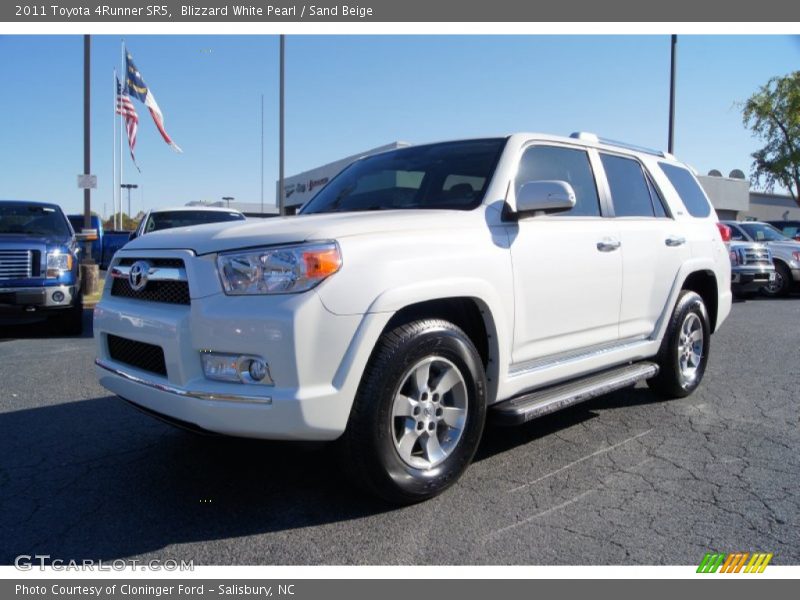 Blizzard White Pearl / Sand Beige 2011 Toyota 4Runner SR5
