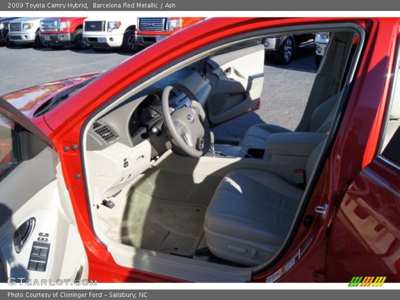 Barcelona Red Metallic / Ash 2009 Toyota Camry Hybrid