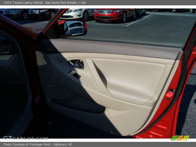 Barcelona Red Metallic / Ash 2009 Toyota Camry Hybrid