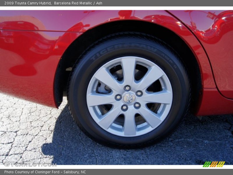 Barcelona Red Metallic / Ash 2009 Toyota Camry Hybrid