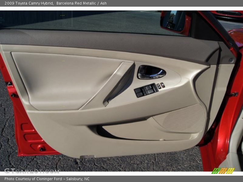 Barcelona Red Metallic / Ash 2009 Toyota Camry Hybrid