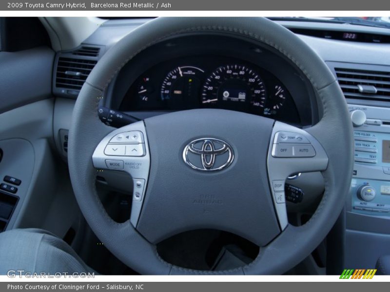 Barcelona Red Metallic / Ash 2009 Toyota Camry Hybrid