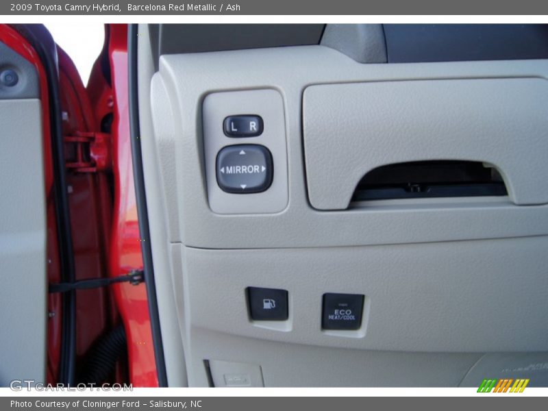 Barcelona Red Metallic / Ash 2009 Toyota Camry Hybrid