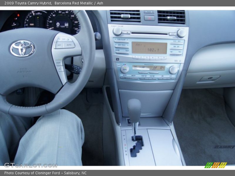 Barcelona Red Metallic / Ash 2009 Toyota Camry Hybrid