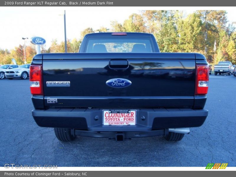 Black / Medium Dark Flint 2009 Ford Ranger XLT Regular Cab