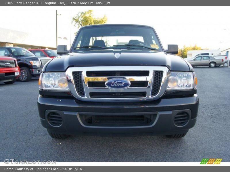 Black / Medium Dark Flint 2009 Ford Ranger XLT Regular Cab
