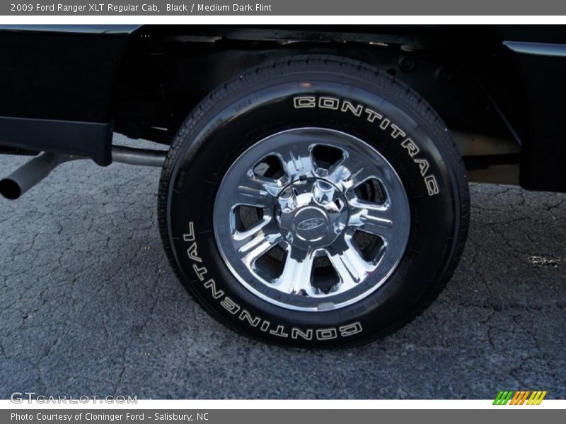 Black / Medium Dark Flint 2009 Ford Ranger XLT Regular Cab
