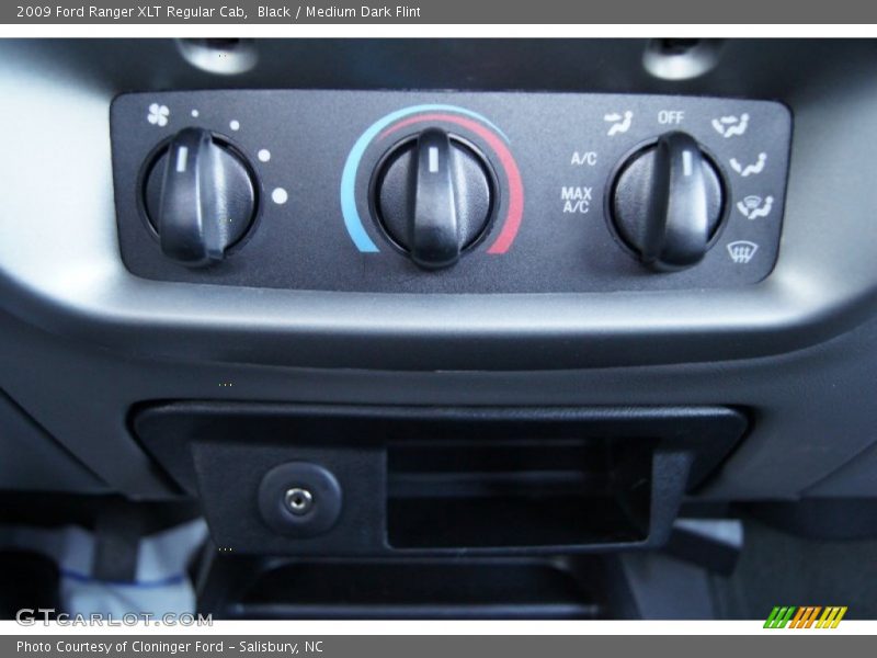 Black / Medium Dark Flint 2009 Ford Ranger XLT Regular Cab