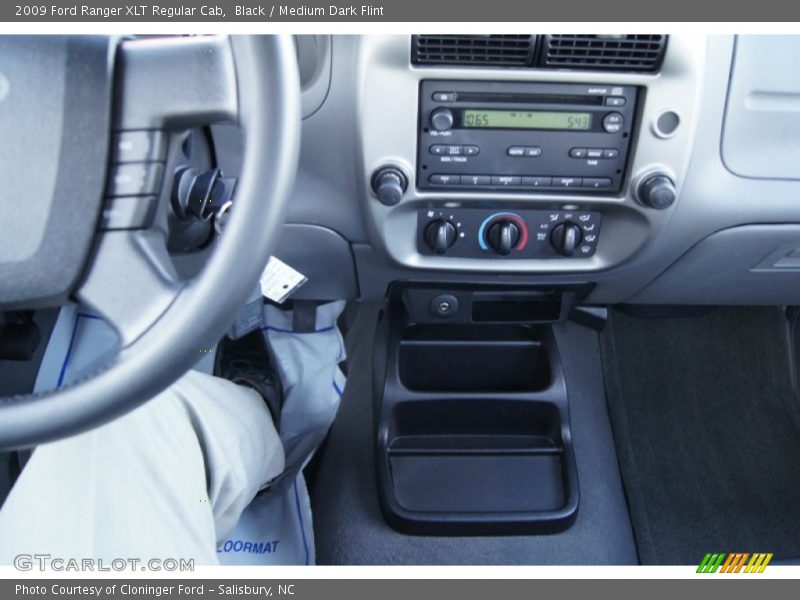 Black / Medium Dark Flint 2009 Ford Ranger XLT Regular Cab