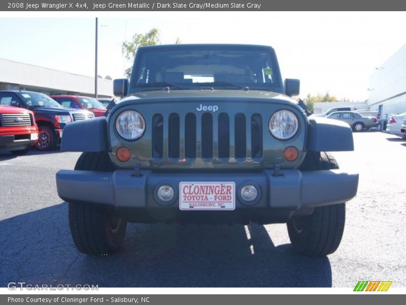 Jeep Green Metallic / Dark Slate Gray/Medium Slate Gray 2008 Jeep Wrangler X 4x4