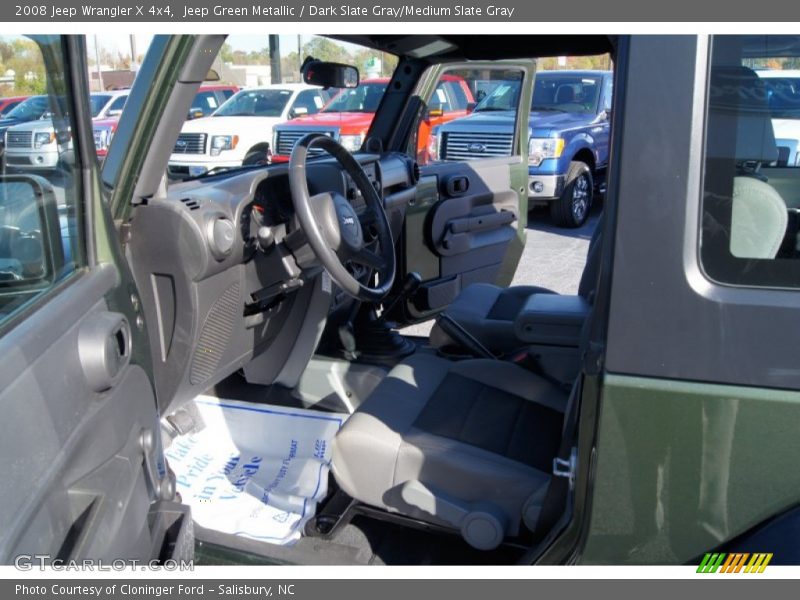 Jeep Green Metallic / Dark Slate Gray/Medium Slate Gray 2008 Jeep Wrangler X 4x4
